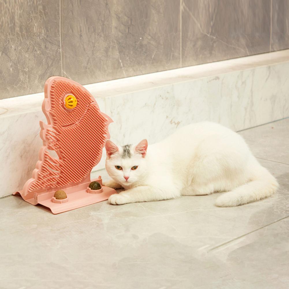 Cat Paw Board Tickle Tickler Cat Mint Ball Bell Pet Supplies Cat Cat Toys Cat Self Congratulation