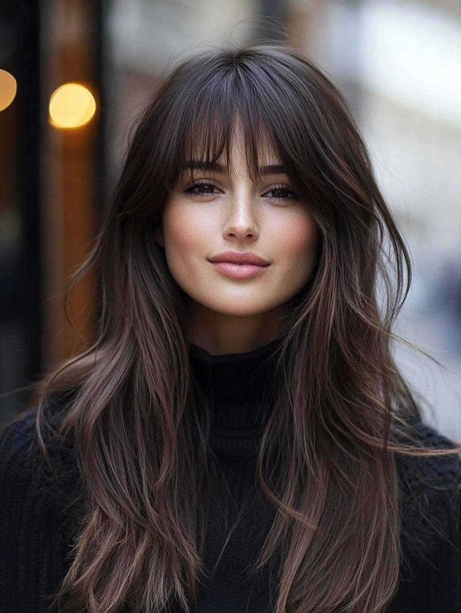 Portrait of a girl with wavy hair - Leah Evans