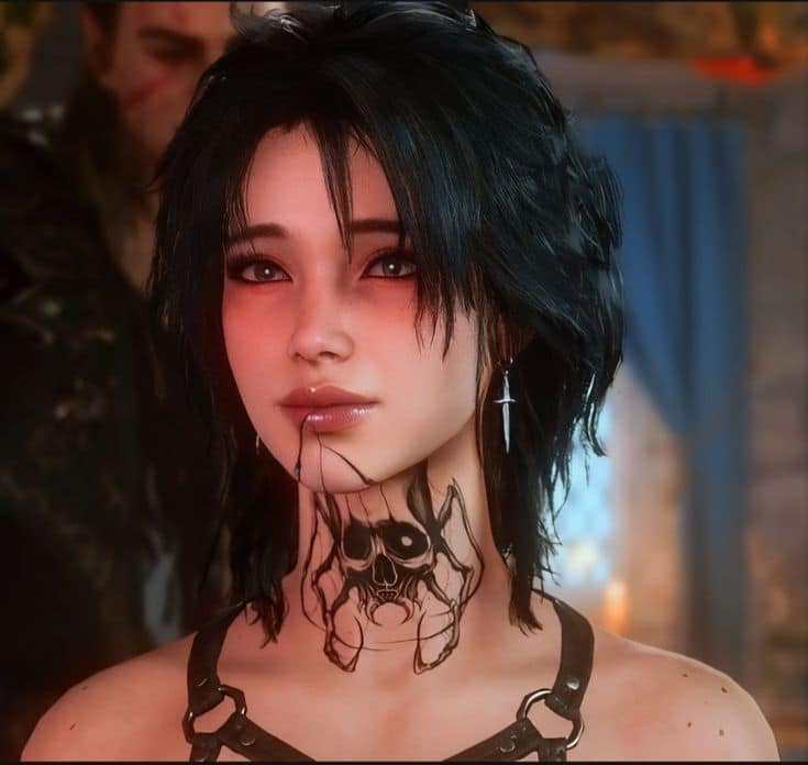 Gothic Fantasy Character Portrait - Leah Collins