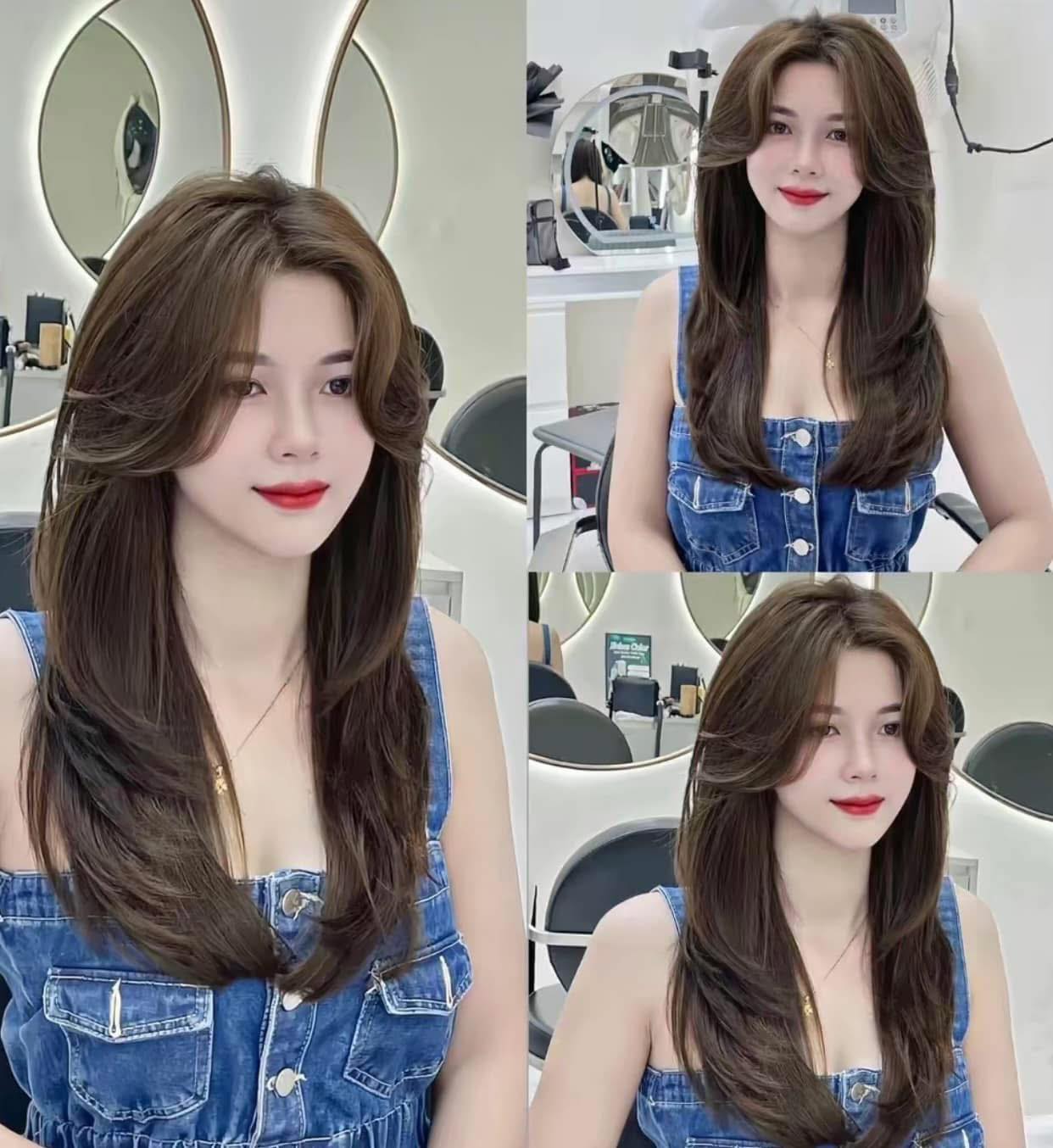 Long curly hair and youthful style - Olivia Davis