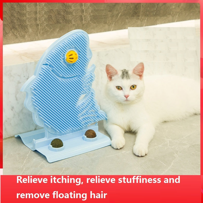 Cat Paw Board Tickle Tickler Cat Mint Ball Bell Pet Supplies Cat Cat Toys Cat Self Congratulation