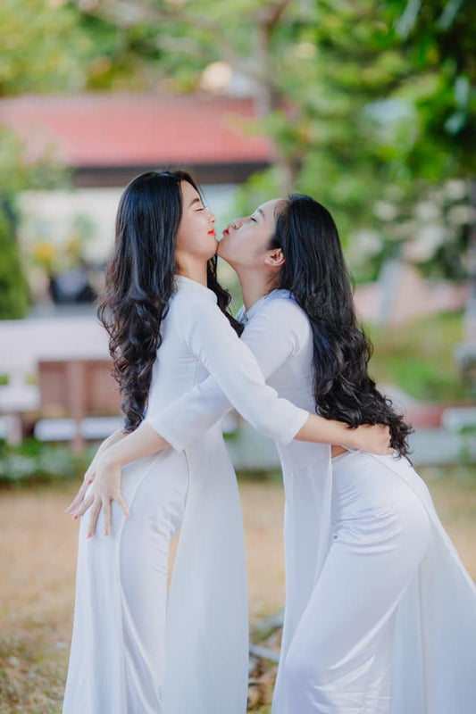 Traditional Ao Dai for Women – Pure White