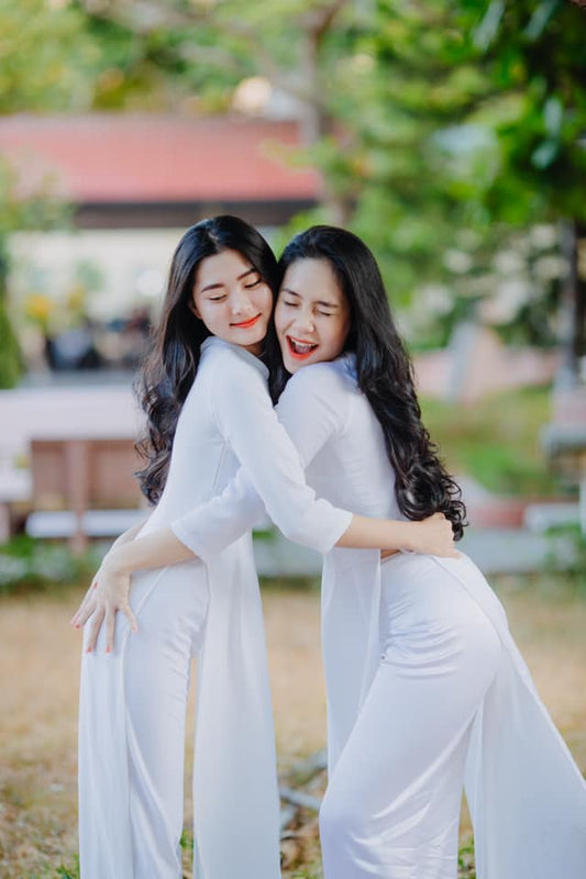 Traditional Ao Dai for Women – Pure White
